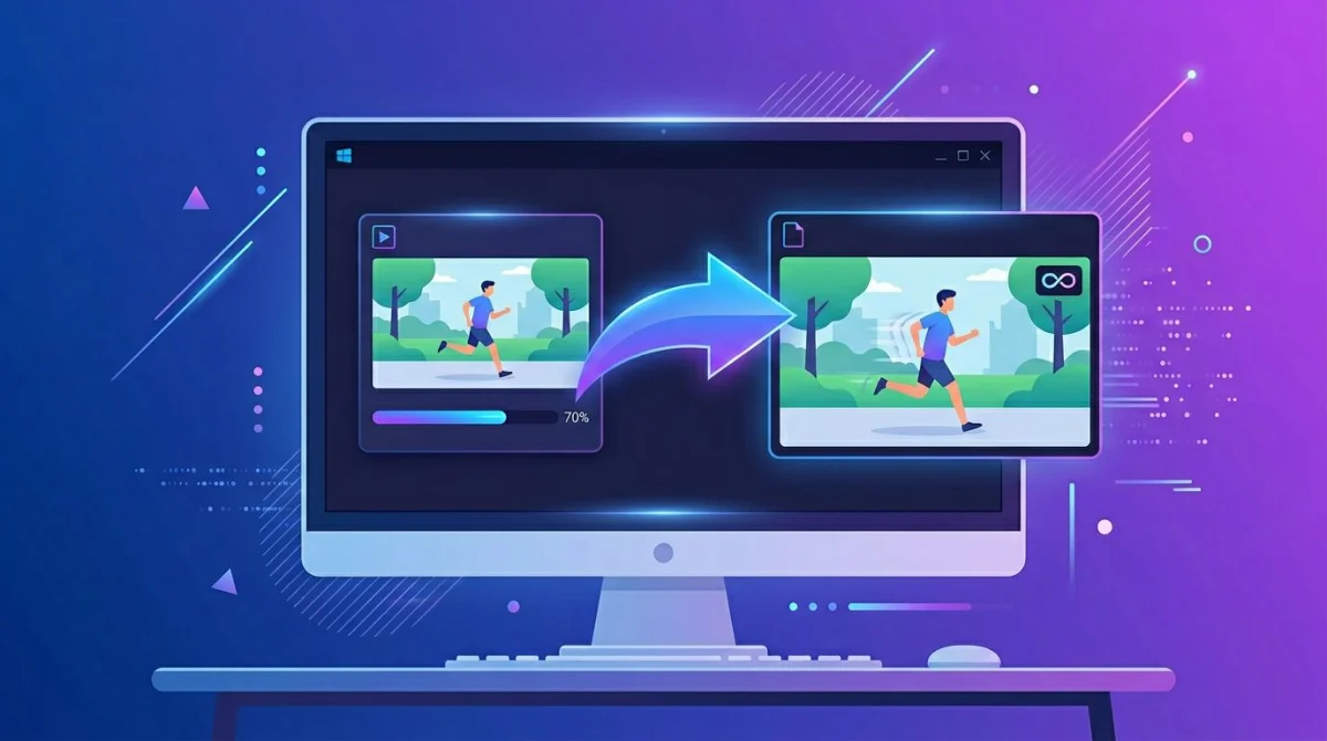 Erstelle ein GIF aus einem Video unter Windows (2026): 6 Methoden