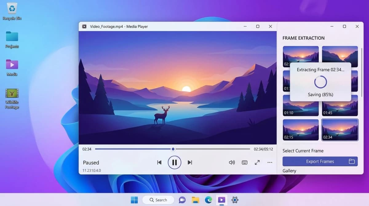 Frame aus Video unter Windows extrahieren (2026)
