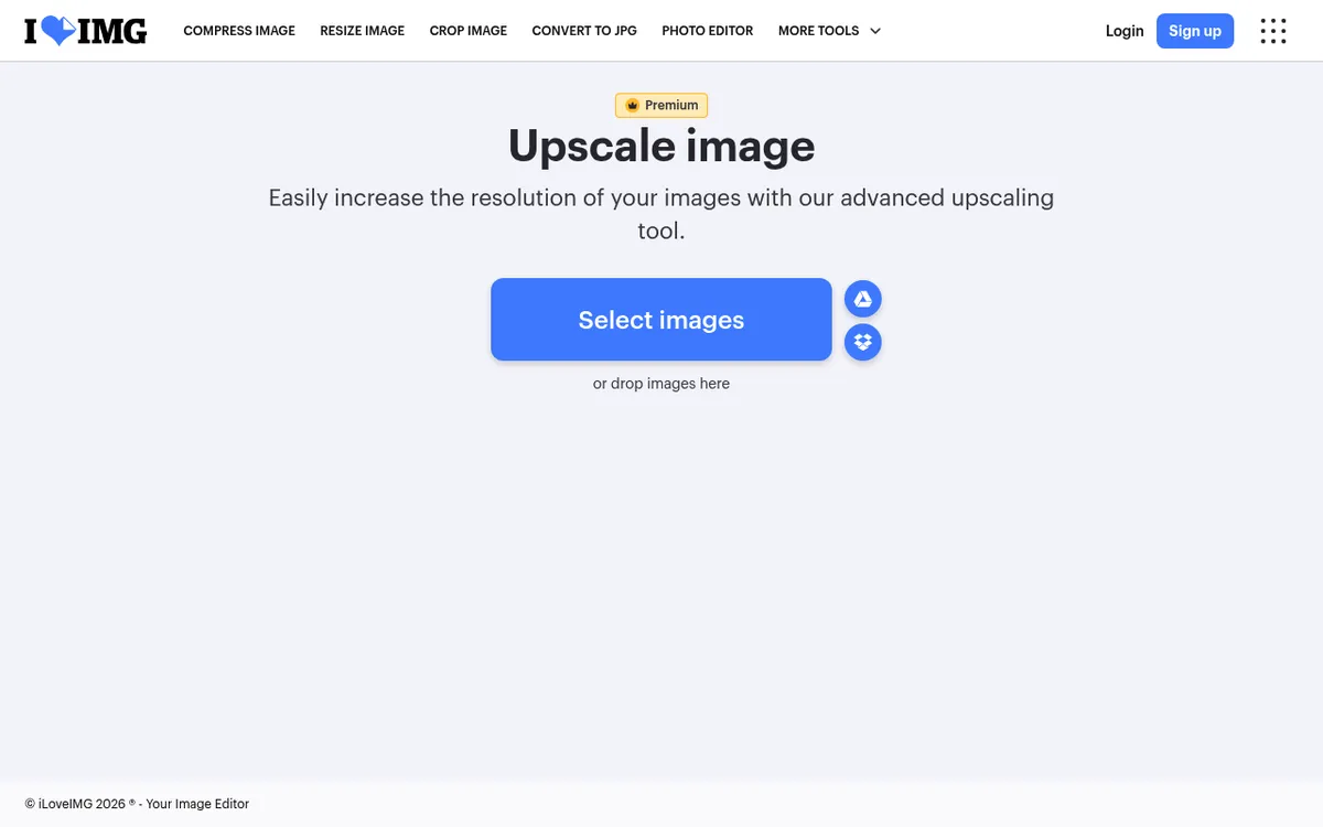 iLoveIMG Upscale: Limits, Pricing, and Alternatives