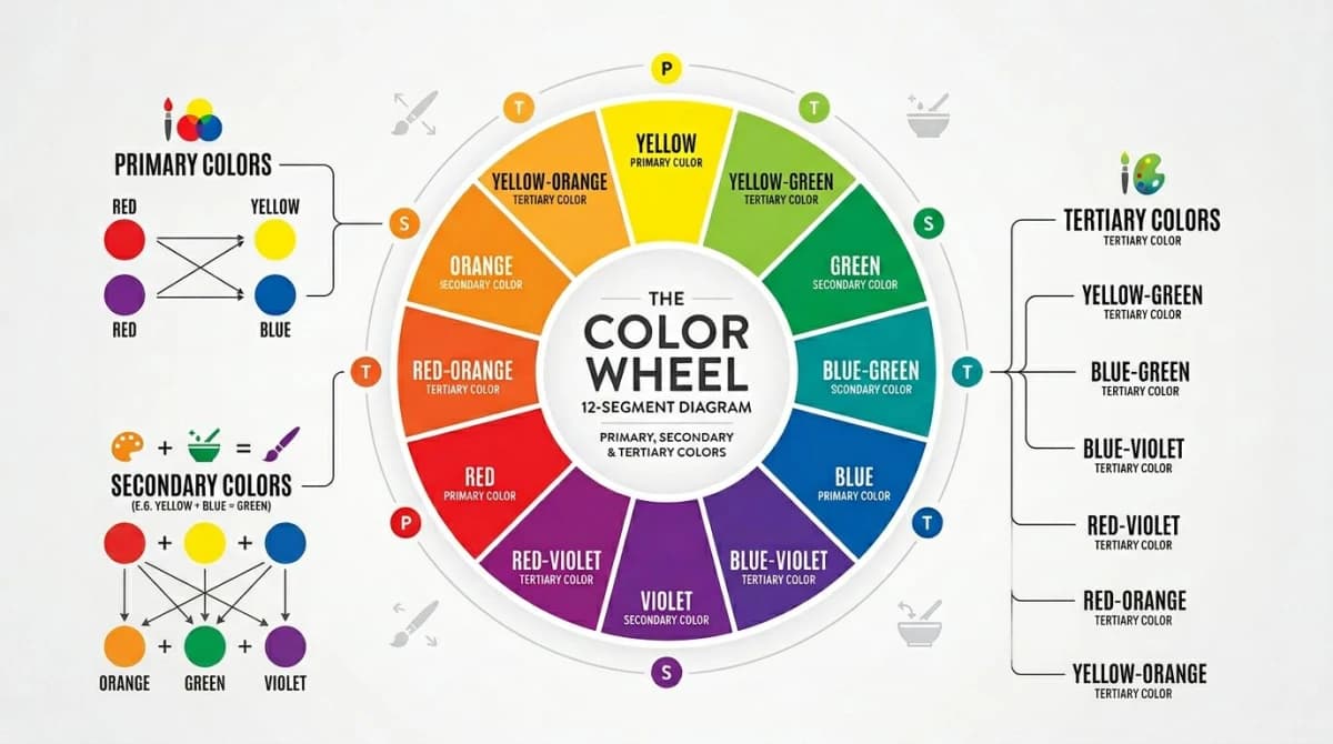 Color Theory for Designers (2026 Guide & Cheat Sheet)