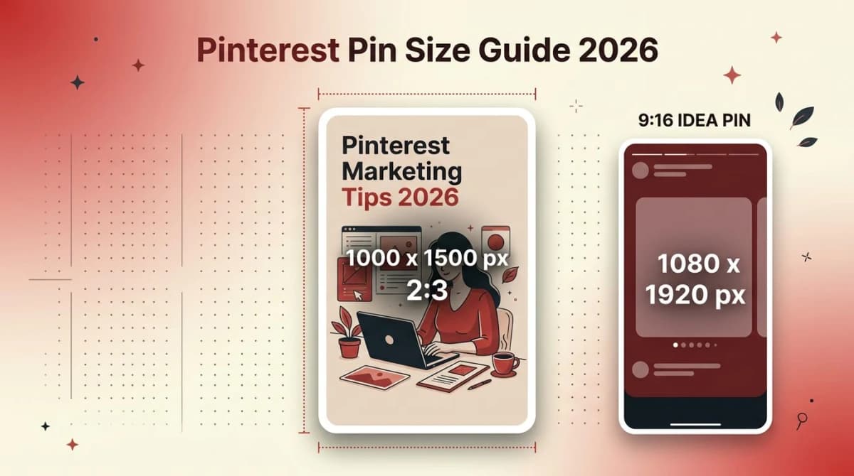 Pinterest Pin Size 2026: Dimensions & Specs