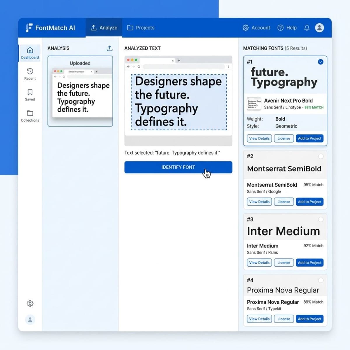 Font Identifier — Finde jede Schriftart aus einem Bild (2026)