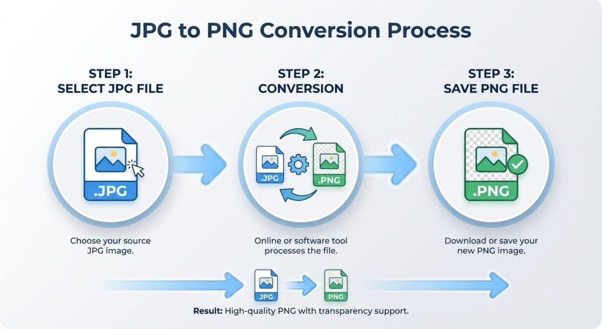 JPG to PNG: 5 Free Ways to Convert (2026 Guide)