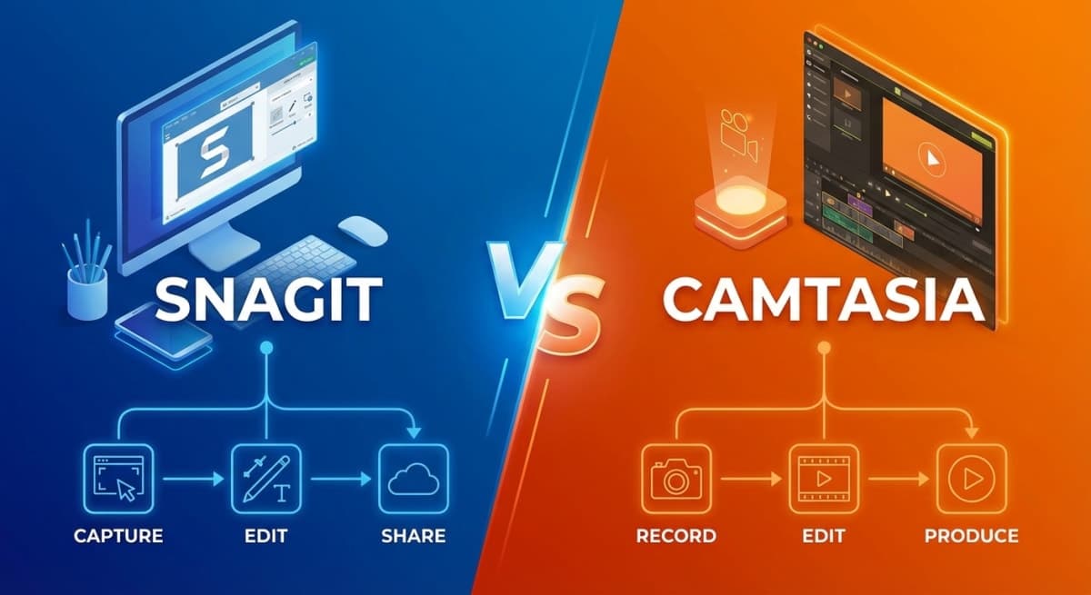 Snagit vs Camtasia: Complete Comparison Guide (2026)
