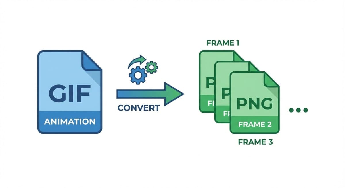 GIF to PNG: Convert & Extract Frames (2026 Guide)